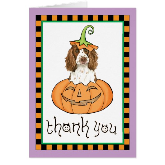 Halloween English Springer Vielen Dank (Vorne)