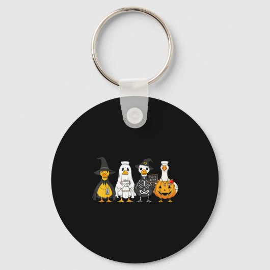 Halloween-Enten Schlüsselanhänger (Vorderseite)