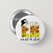 Halloween Er Nurse Button (Vorne & Hinten)