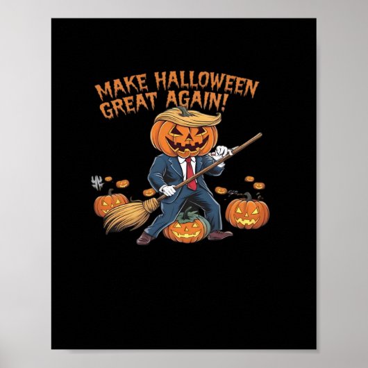 Halloween erneut großartig machen - unheimliches H Poster (Vorne)