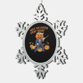 Halloween erneut großartig machen - unheimliches H Schneeflocken Zinn-Ornament (Rechts)