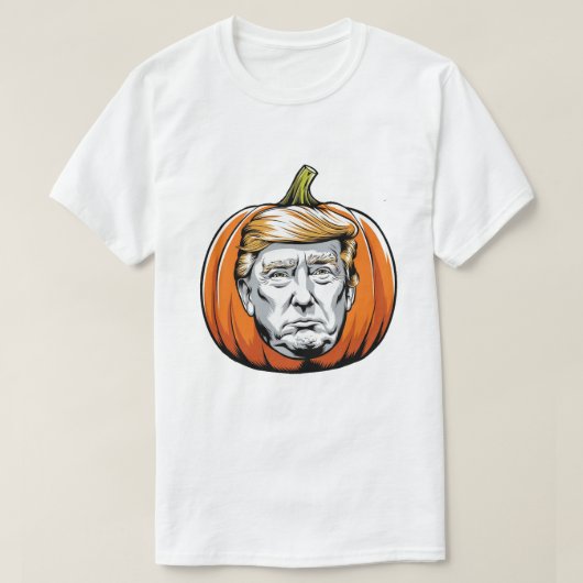 Halloween erneut großartig: Trump Pumpkin T-Shirt (Design vorne)