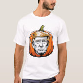 Halloween erneut großartig: Trump Pumpkin T-Shirt (Vorderseite)