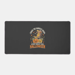 Halloween Ernte Mond Freude Schreibtischunterlage