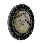 Halloween Ernte Vollmond- und Nachtflieger Dartscheibe (Vorderseite Links)