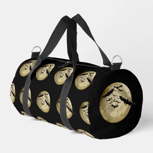 Halloween Ernte Vollmond- und Nachtflieger Duffle Bag (Linke Seite)