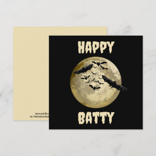 Halloween Ernte Vollmond- und Nachtflieger Karte