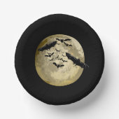 Halloween Ernte Vollmond- und Nachtflieger Pappteller (Vorderseite)