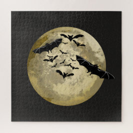 Halloween Ernte Vollmond- und Nachtflieger Puzzle