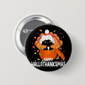Halloween-Erntedank Button (Vorne & Hinten)