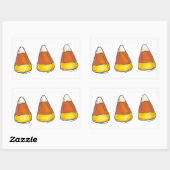 Halloween Erntedank Candy Cornwall Herbst Rechteckiger Aufkleber (Blatt)