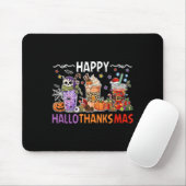 Halloween Erntedank Happy Season Coffee Halloth Mousepad (Mit Mouse)