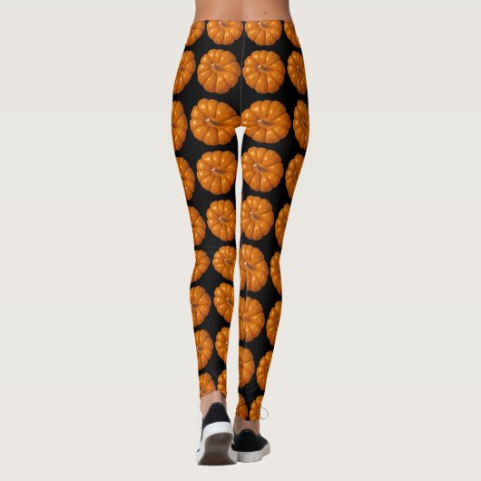 Halloween Erntedank kleine Pumpkins Leggings (Rückseite)