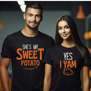Halloween-Erntedank passend Ja I Yam T-Shirt