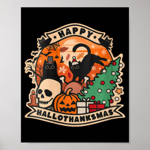 Halloween-Erntedank Poster