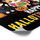 Halloween-Erntedank Poster (Ecke)