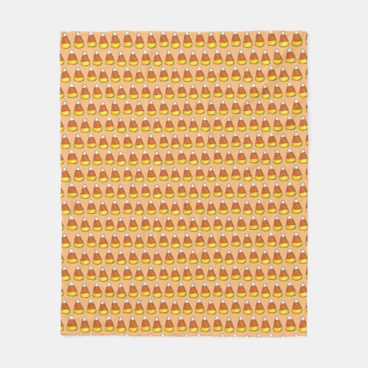 Halloween Erntedank Trick-oder Leckerei Candy Corn Fleecedecke (Vorderseite)