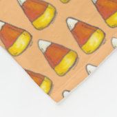 Halloween Erntedank Trick-oder Leckerei Candy Corn Fleecedecke (Ecke)