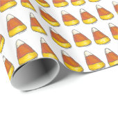 Halloween Erntedank Trick-oder Leckerei Candy Corn Geschenkpapier (Rolleneckpunkt)