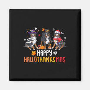 Halloween Erntedank Weihnachten Funny Bernese Mou Magnet