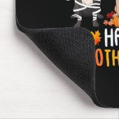 Halloween Erntedank Weihnachten Funny French Bull Mousepad (Ecke)