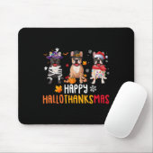 Halloween Erntedank Weihnachten Funny French Bull Mousepad (Mit Mouse)