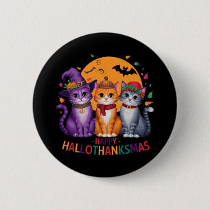 Halloween Erntedank Weihnachten Glückwunsch Hallow Button