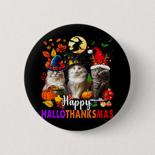 Halloween Erntedank Weihnachten Glückwunsch Hallow Button