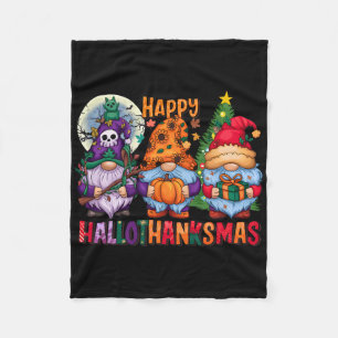Halloween Erntedank Weihnachten Glückwunsch Hallow Fleecedecke