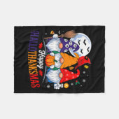 Halloween Erntedank Weihnachten Glückwunsch Hallow Fleecedecke (Vorderseite (Horizontal))