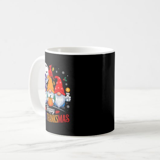 Halloween Erntedank Weihnachten Glückwunsch Hallow Kaffeetasse (Vorderseite Links)