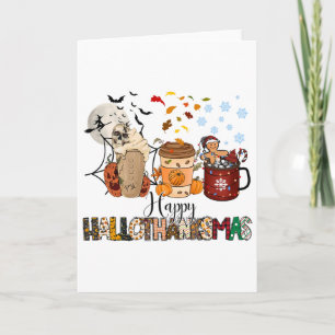 Halloween Erntedank Weihnachten Glückwunsch Hallow Karte