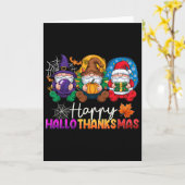 Halloween Erntedank Weihnachten Glückwunsch Hallow Karte (Gelbe Blume)