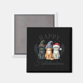 Halloween Erntedank Weihnachten Glückwunsch Hallow Magnet (Vorderseite/Rückseite)