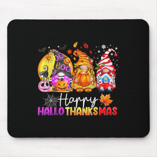 Halloween Erntedank Weihnachten Glückwunsch Hallow Mousepad (Vorne)