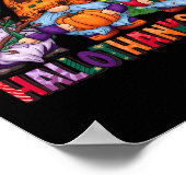 Halloween Erntedank Weihnachten Glückwunsch Hallow Poster (Ecke)