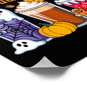 Halloween Erntedank Weihnachten Glückwunsch Hallow Poster (Ecke)