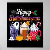 Halloween Erntedank Weihnachten Glückwunsch Hallow Poster (Vorne)