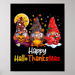 Halloween Erntedank Weihnachten Glückwunsch Hallow Poster