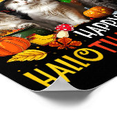 Halloween Erntedank Weihnachten Glückwunsch Hallow Poster (Ecke)