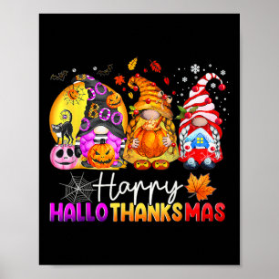 Halloween Erntedank Weihnachten Glückwunsch Hallow Poster