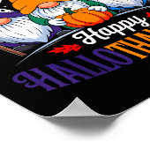 Halloween Erntedank Weihnachten Glückwunsch Hallow Poster (Ecke)