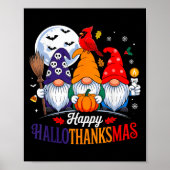 Halloween Erntedank Weihnachten Glückwunsch Hallow Poster (Vorne)