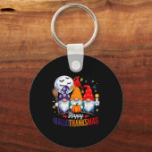 Halloween Erntedank Weihnachten Glückwunsch Hallow Schlüsselanhänger (Vorderseite)