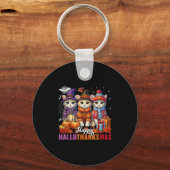 Halloween Erntedank Weihnachten Glückwunsch Hallow Schlüsselanhänger (Vorderseite)