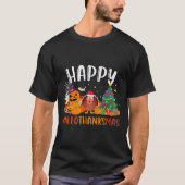 Halloween Erntedank Weihnachten Glückwunsch Hallow T-Shirt (Vorderseite)