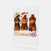 Halloween Erntedank Weihnachten HalloDanke Acrylschild (Winkel)