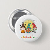 Halloween Erntedank Weihnachten HalloDanke Button (Vorne & Hinten)