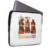 Halloween Erntedank Weihnachten HalloDanke Laptopschutzhülle (Vorne Rechts)