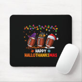 Halloween-Erntedank Weihnachten Hallothanksmas Mousepad (Mit Mouse)